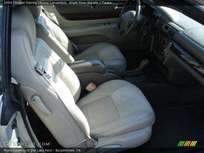 Bright Silver Metallic / Taupe 2004 Chrysler Sebring Limited Convertible