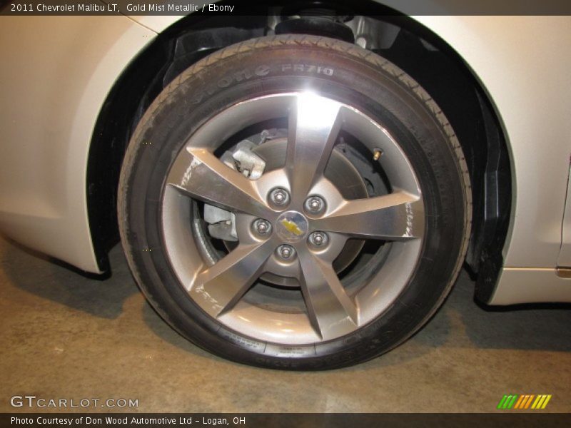 Gold Mist Metallic / Ebony 2011 Chevrolet Malibu LT
