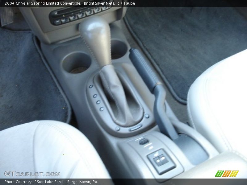 Bright Silver Metallic / Taupe 2004 Chrysler Sebring Limited Convertible