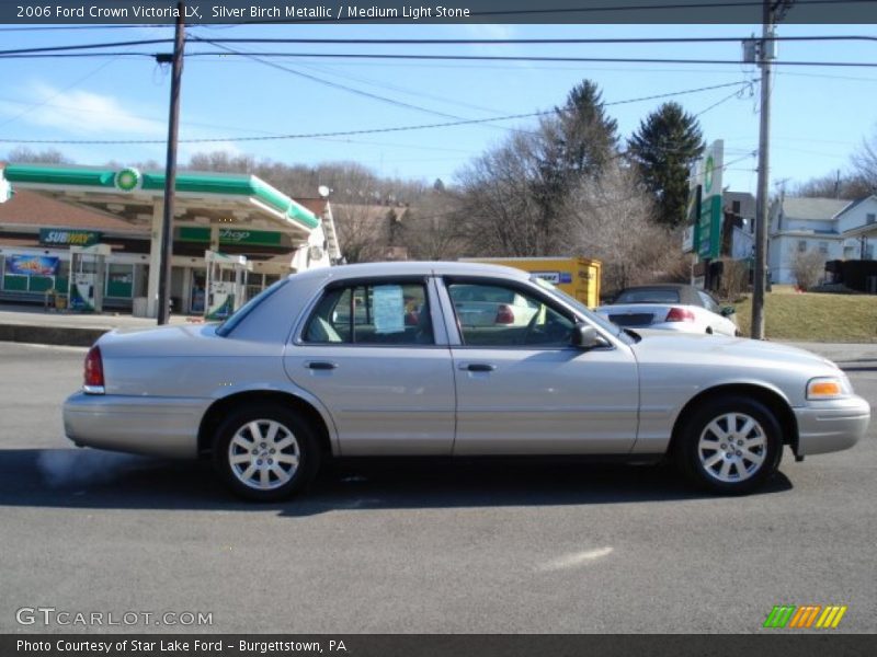 Silver Birch Metallic / Medium Light Stone 2006 Ford Crown Victoria LX