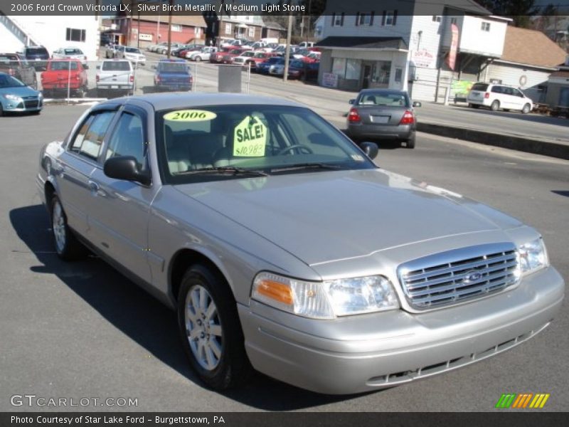 Silver Birch Metallic / Medium Light Stone 2006 Ford Crown Victoria LX
