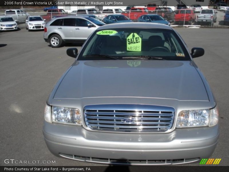 Silver Birch Metallic / Medium Light Stone 2006 Ford Crown Victoria LX