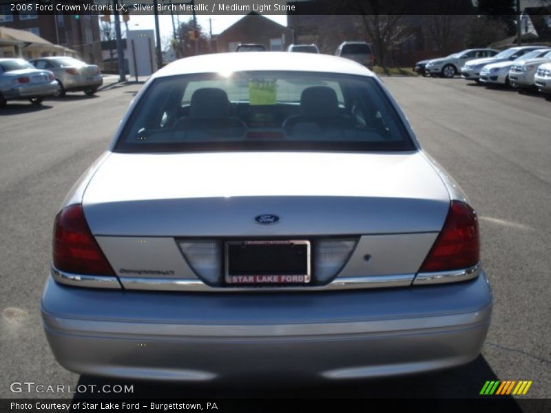 Silver Birch Metallic / Medium Light Stone 2006 Ford Crown Victoria LX