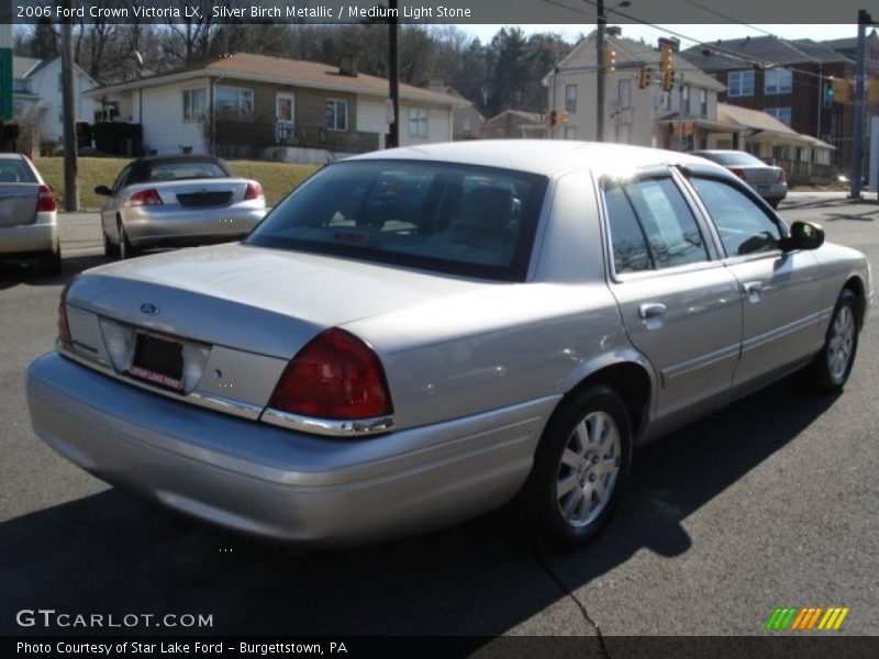 Silver Birch Metallic / Medium Light Stone 2006 Ford Crown Victoria LX