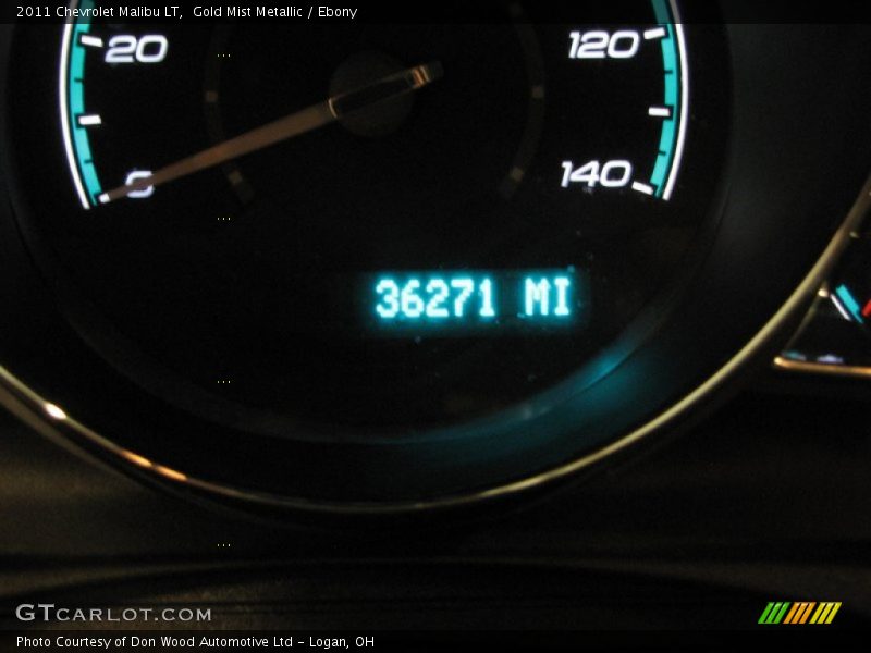 Gold Mist Metallic / Ebony 2011 Chevrolet Malibu LT