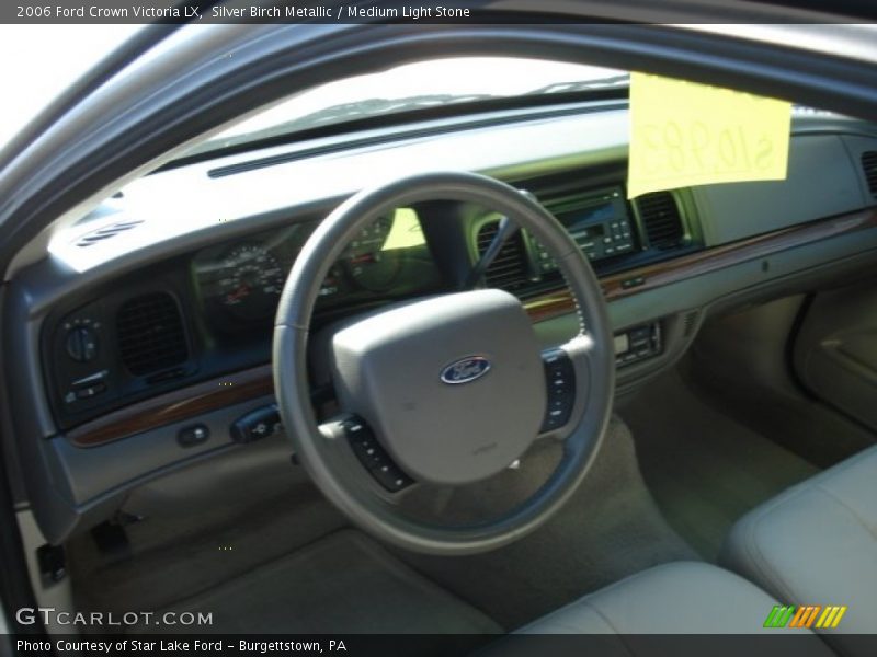 Silver Birch Metallic / Medium Light Stone 2006 Ford Crown Victoria LX