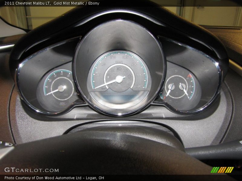 Gold Mist Metallic / Ebony 2011 Chevrolet Malibu LT