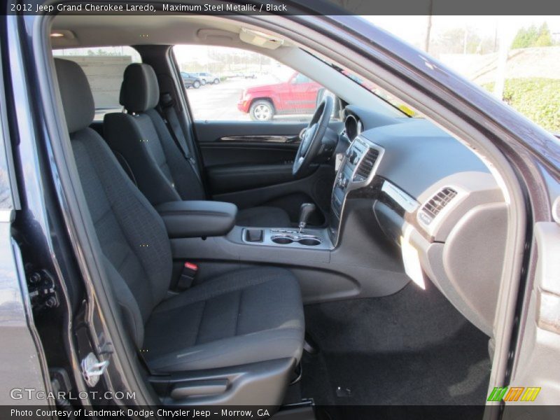 Maximum Steel Metallic / Black 2012 Jeep Grand Cherokee Laredo
