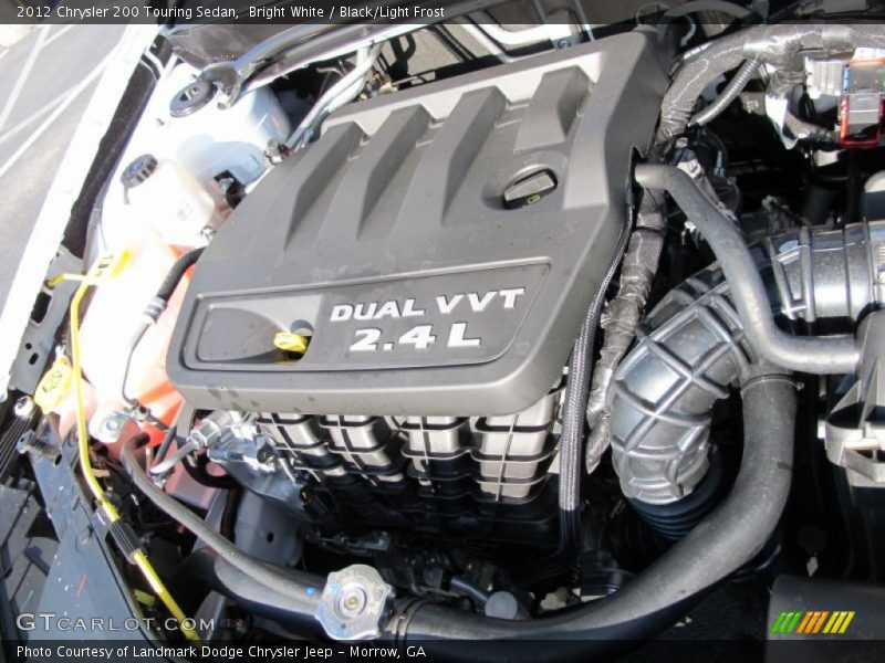 Bright White / Black/Light Frost 2012 Chrysler 200 Touring Sedan
