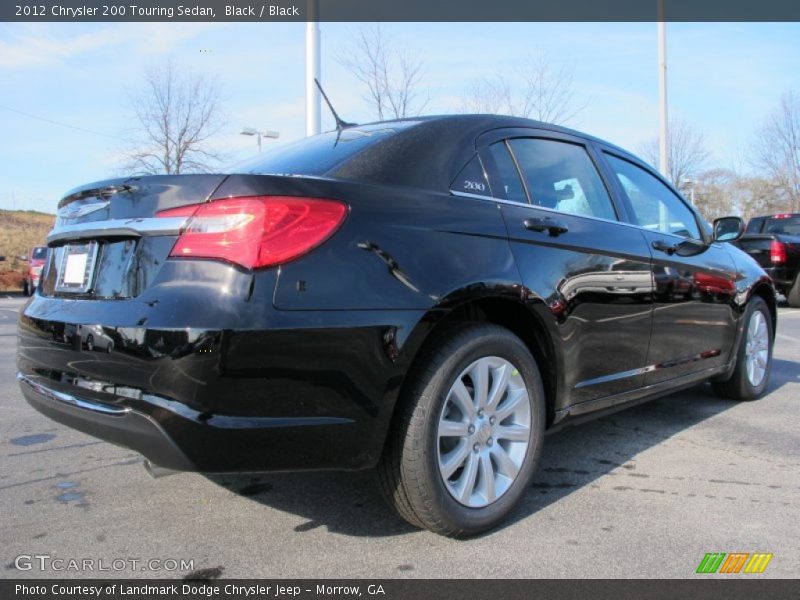 Black / Black 2012 Chrysler 200 Touring Sedan