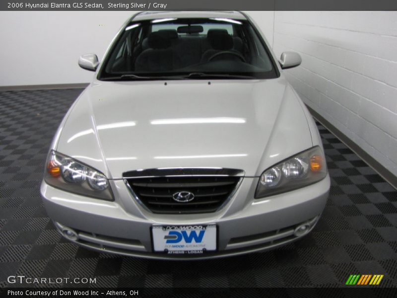 Sterling Silver / Gray 2006 Hyundai Elantra GLS Sedan