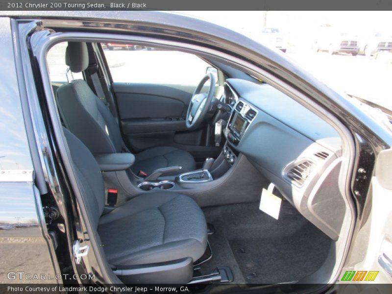 Black / Black 2012 Chrysler 200 Touring Sedan