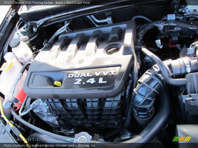 Black / Black/Light Frost 2012 Chrysler 200 Touring Sedan