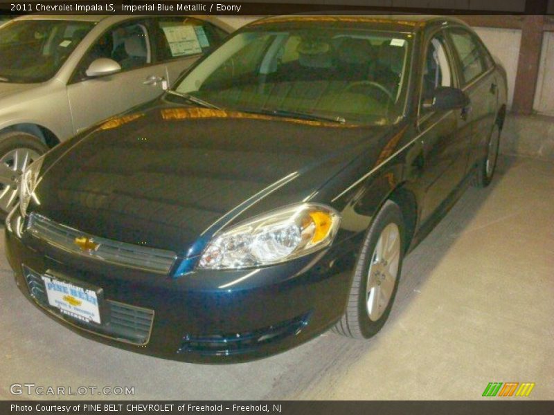 Imperial Blue Metallic / Ebony 2011 Chevrolet Impala LS