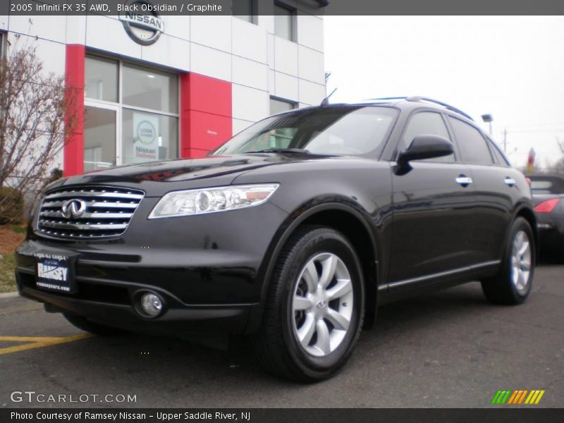 Black Obsidian / Graphite 2005 Infiniti FX 35 AWD