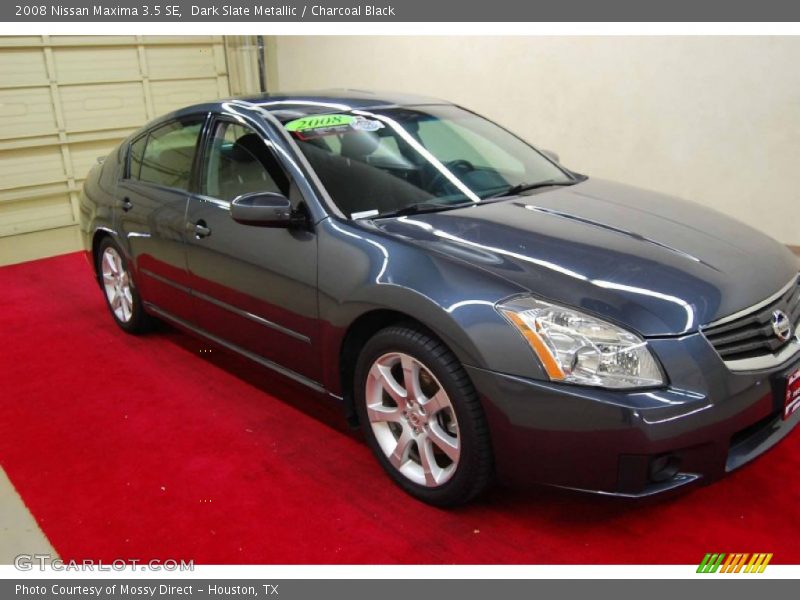 Dark Slate Metallic / Charcoal Black 2008 Nissan Maxima 3.5 SE