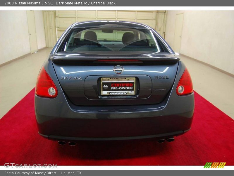 Dark Slate Metallic / Charcoal Black 2008 Nissan Maxima 3.5 SE