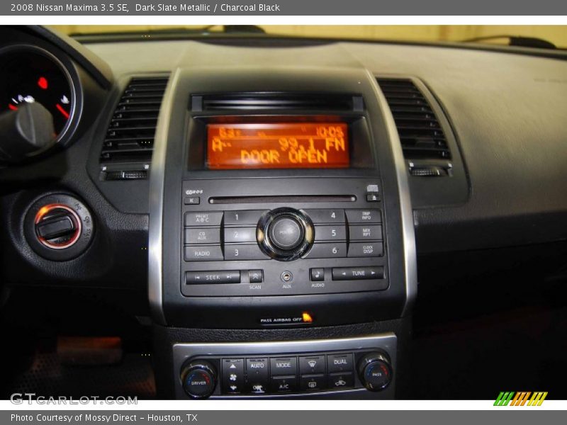 Dark Slate Metallic / Charcoal Black 2008 Nissan Maxima 3.5 SE