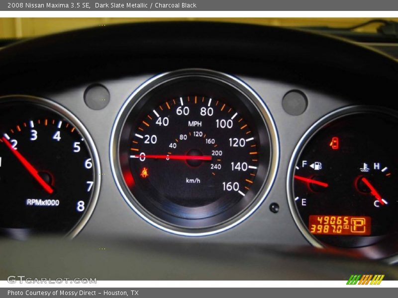 Dark Slate Metallic / Charcoal Black 2008 Nissan Maxima 3.5 SE