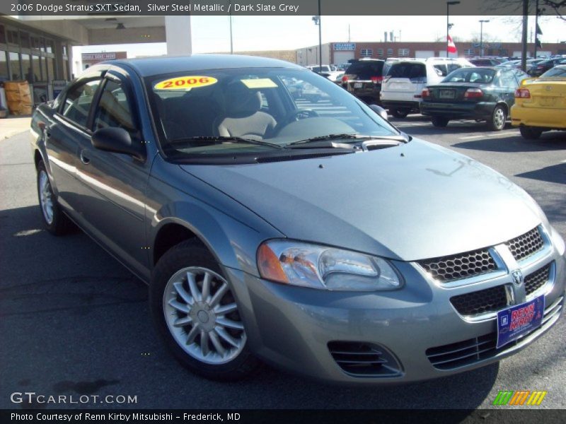Silver Steel Metallic / Dark Slate Grey 2006 Dodge Stratus SXT Sedan