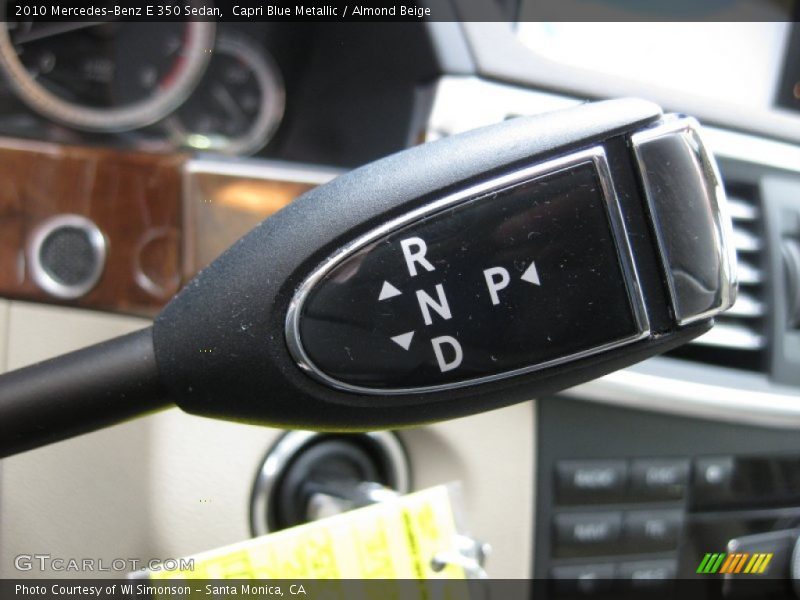 Capri Blue Metallic / Almond Beige 2010 Mercedes-Benz E 350 Sedan