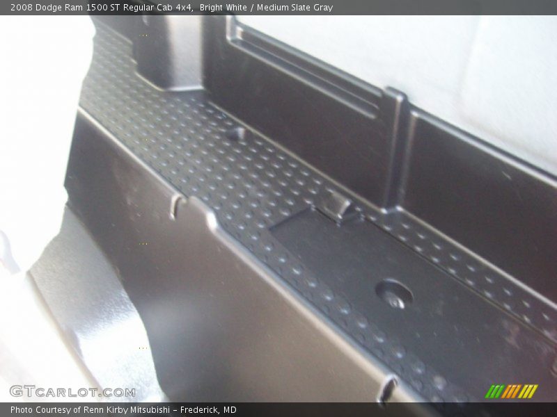 Bright White / Medium Slate Gray 2008 Dodge Ram 1500 ST Regular Cab 4x4