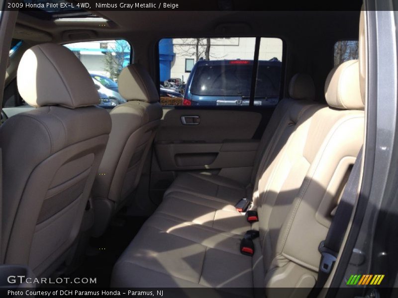 Nimbus Gray Metallic / Beige 2009 Honda Pilot EX-L 4WD