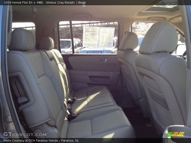 Nimbus Gray Metallic / Beige 2009 Honda Pilot EX-L 4WD