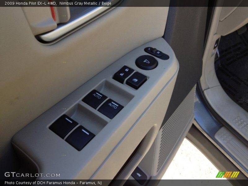 Nimbus Gray Metallic / Beige 2009 Honda Pilot EX-L 4WD