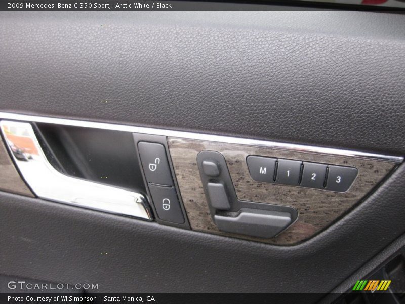 Arctic White / Black 2009 Mercedes-Benz C 350 Sport