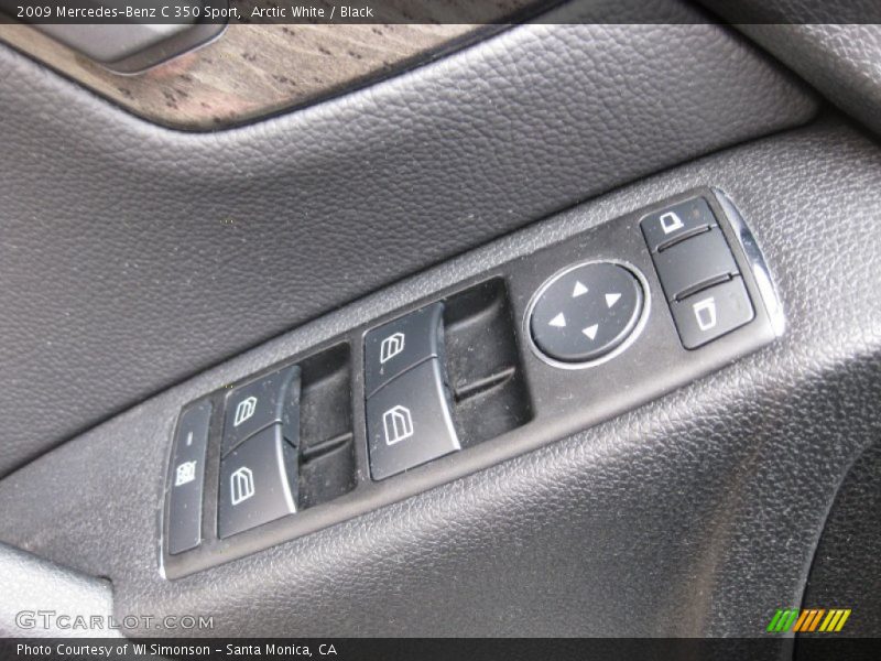 Arctic White / Black 2009 Mercedes-Benz C 350 Sport