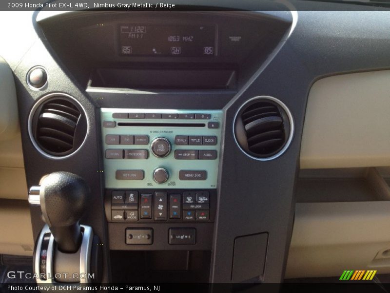 Nimbus Gray Metallic / Beige 2009 Honda Pilot EX-L 4WD