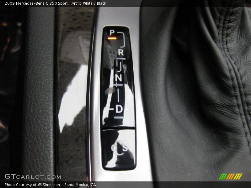 Arctic White / Black 2009 Mercedes-Benz C 350 Sport