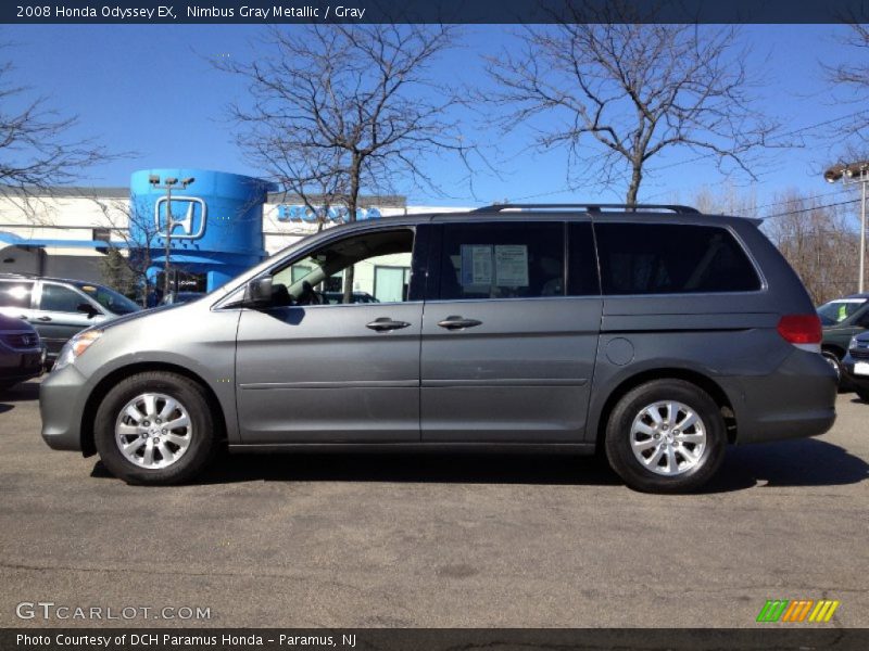 Nimbus Gray Metallic / Gray 2008 Honda Odyssey EX