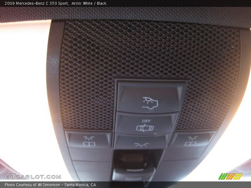 Arctic White / Black 2009 Mercedes-Benz C 350 Sport