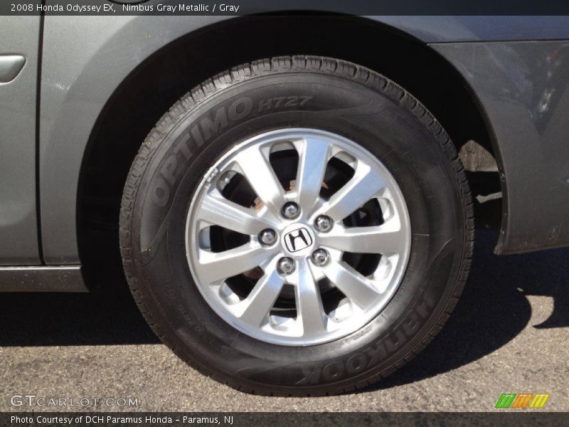 Nimbus Gray Metallic / Gray 2008 Honda Odyssey EX