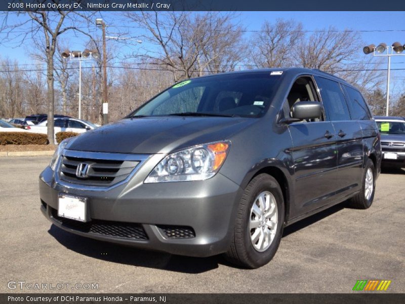 Nimbus Gray Metallic / Gray 2008 Honda Odyssey EX