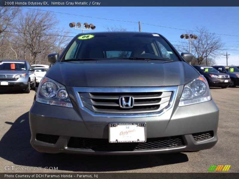 Nimbus Gray Metallic / Gray 2008 Honda Odyssey EX