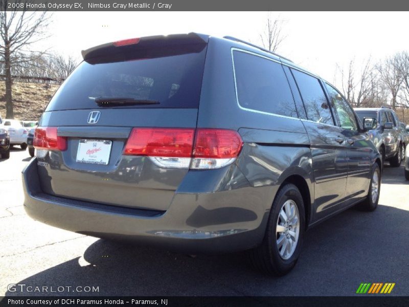 Nimbus Gray Metallic / Gray 2008 Honda Odyssey EX