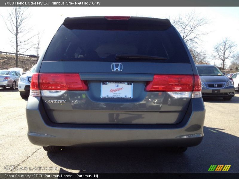 Nimbus Gray Metallic / Gray 2008 Honda Odyssey EX