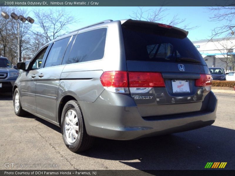 Nimbus Gray Metallic / Gray 2008 Honda Odyssey EX