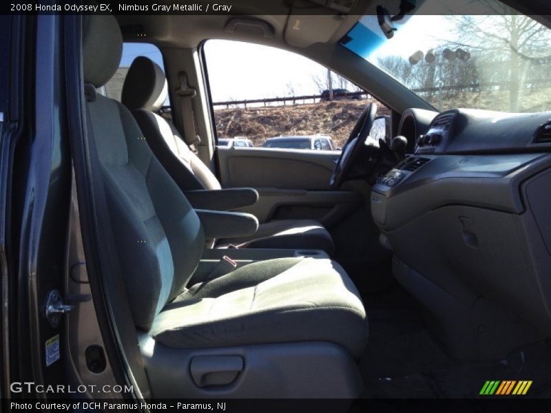 Nimbus Gray Metallic / Gray 2008 Honda Odyssey EX