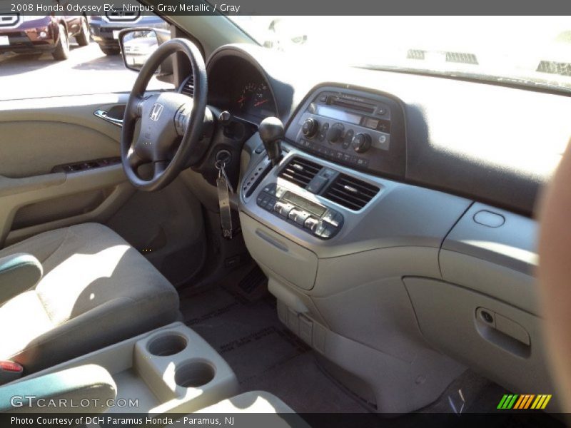 Nimbus Gray Metallic / Gray 2008 Honda Odyssey EX