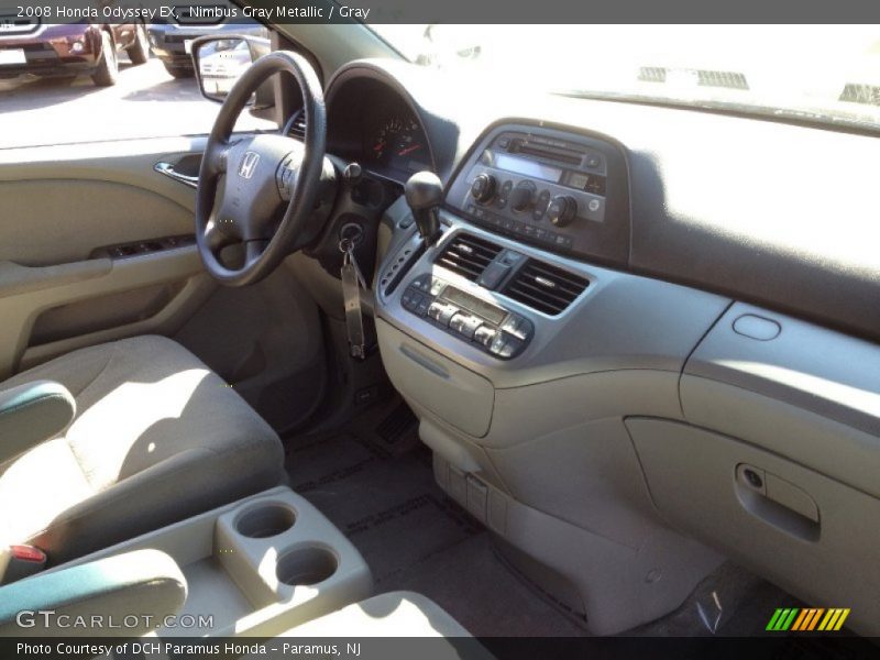 Nimbus Gray Metallic / Gray 2008 Honda Odyssey EX