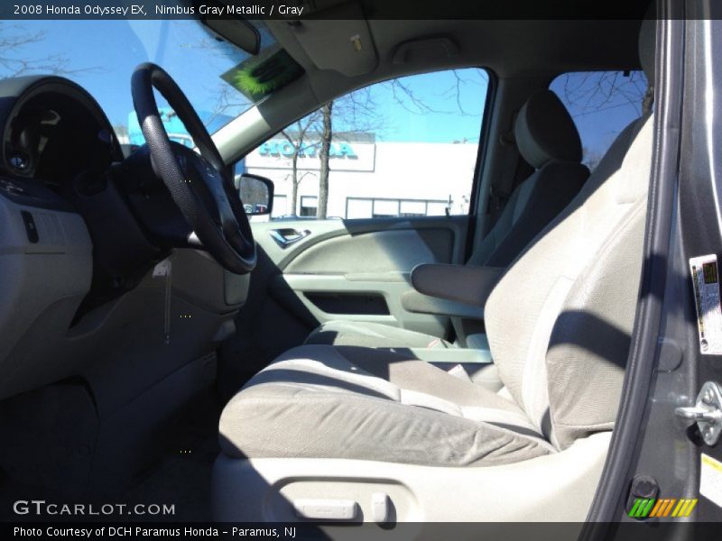 Nimbus Gray Metallic / Gray 2008 Honda Odyssey EX