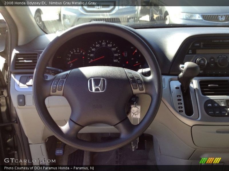 Nimbus Gray Metallic / Gray 2008 Honda Odyssey EX