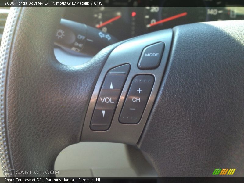 Nimbus Gray Metallic / Gray 2008 Honda Odyssey EX
