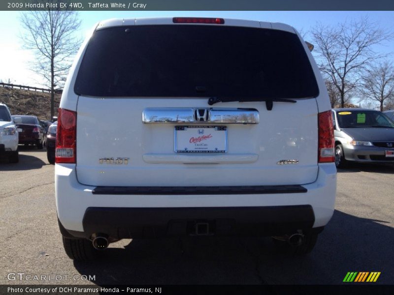 Taffeta White / Gray 2009 Honda Pilot EX 4WD