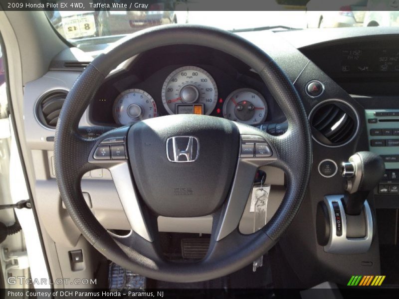 Taffeta White / Gray 2009 Honda Pilot EX 4WD