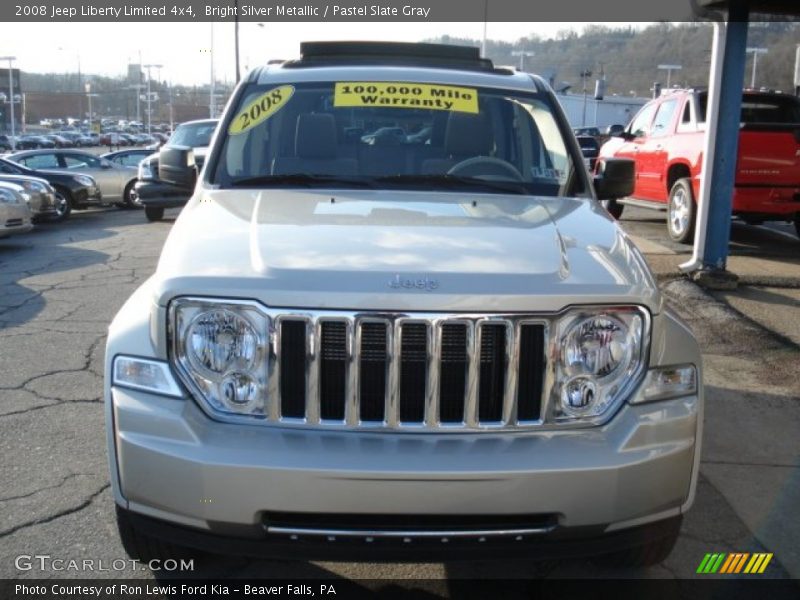 Bright Silver Metallic / Pastel Slate Gray 2008 Jeep Liberty Limited 4x4